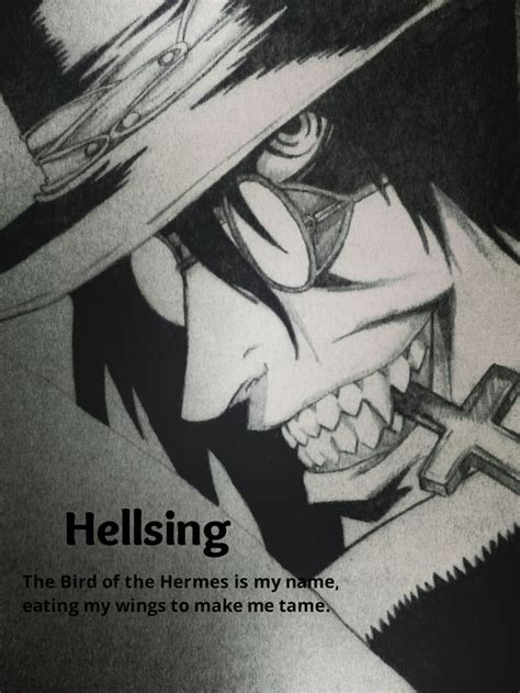 hellsing the bird of hermes is my name|how does hellsing end.